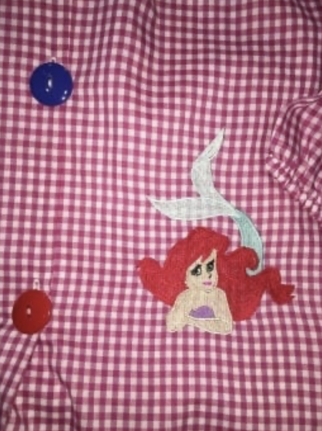 Mandilón Sirenita Ariel