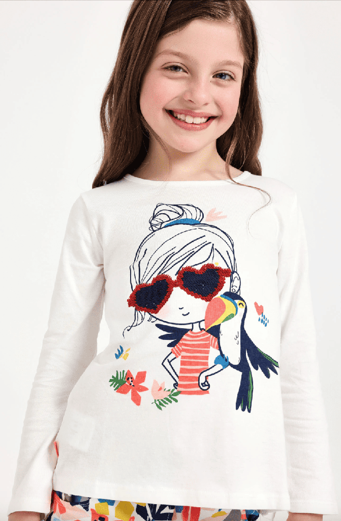 camiseta manga larga tucán