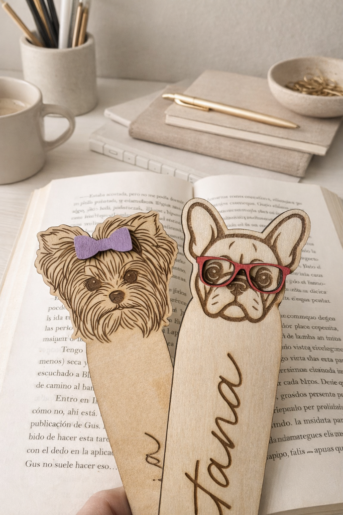 Marcapáginas personalizado de tu mascota