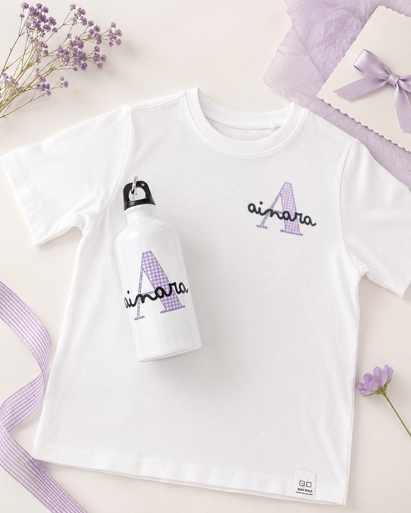 Pack personalizado botella y camiseta