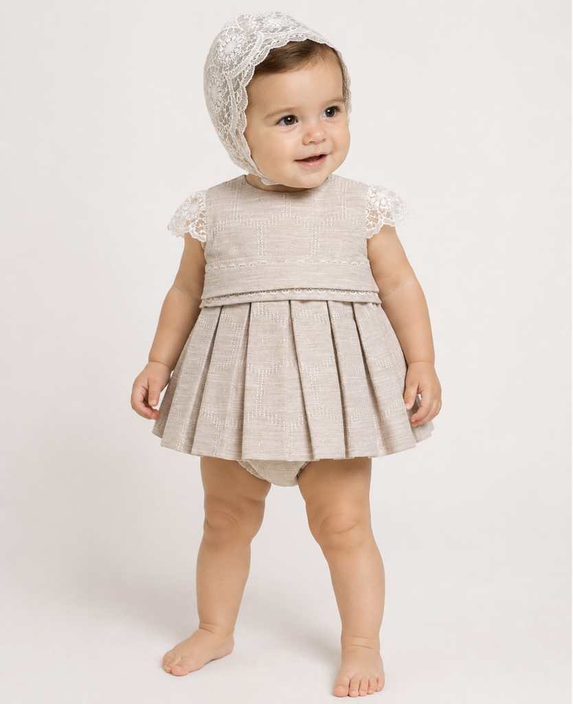 Vestido braguita y capota 0124