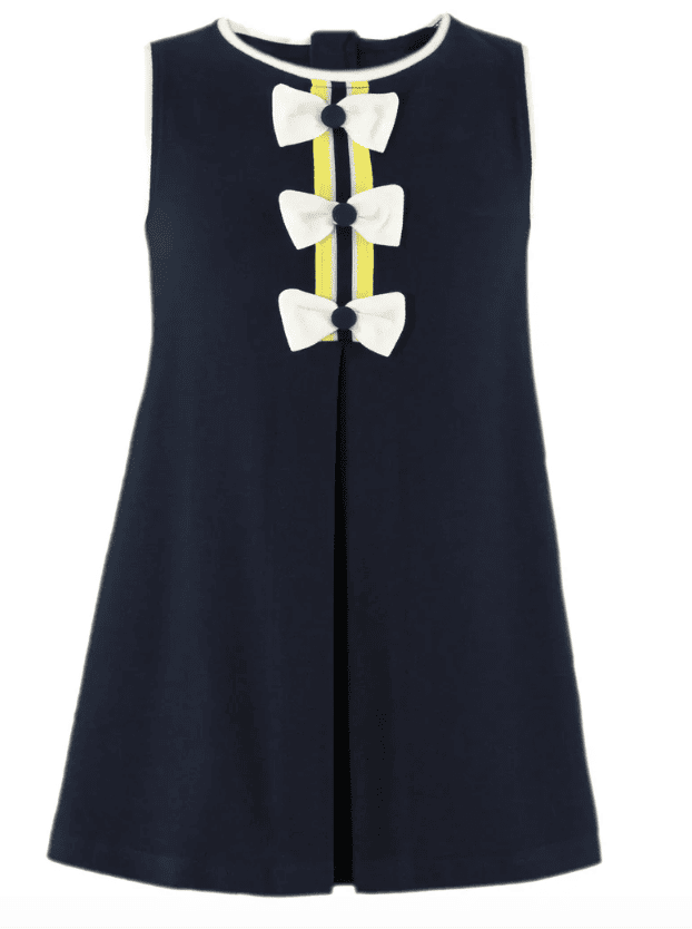 Vestido punto roma azul