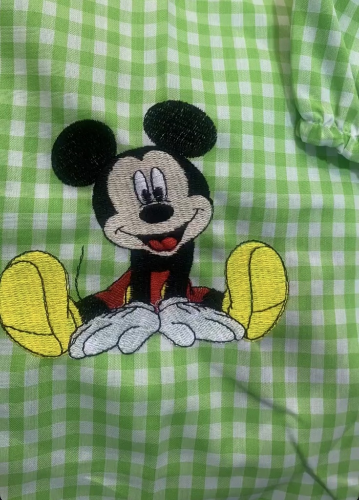 Mandilón Mickey sentado